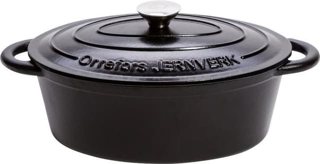 Orrefors Jernverk Gjutjärnsgryta, 3,5 liter, Svart