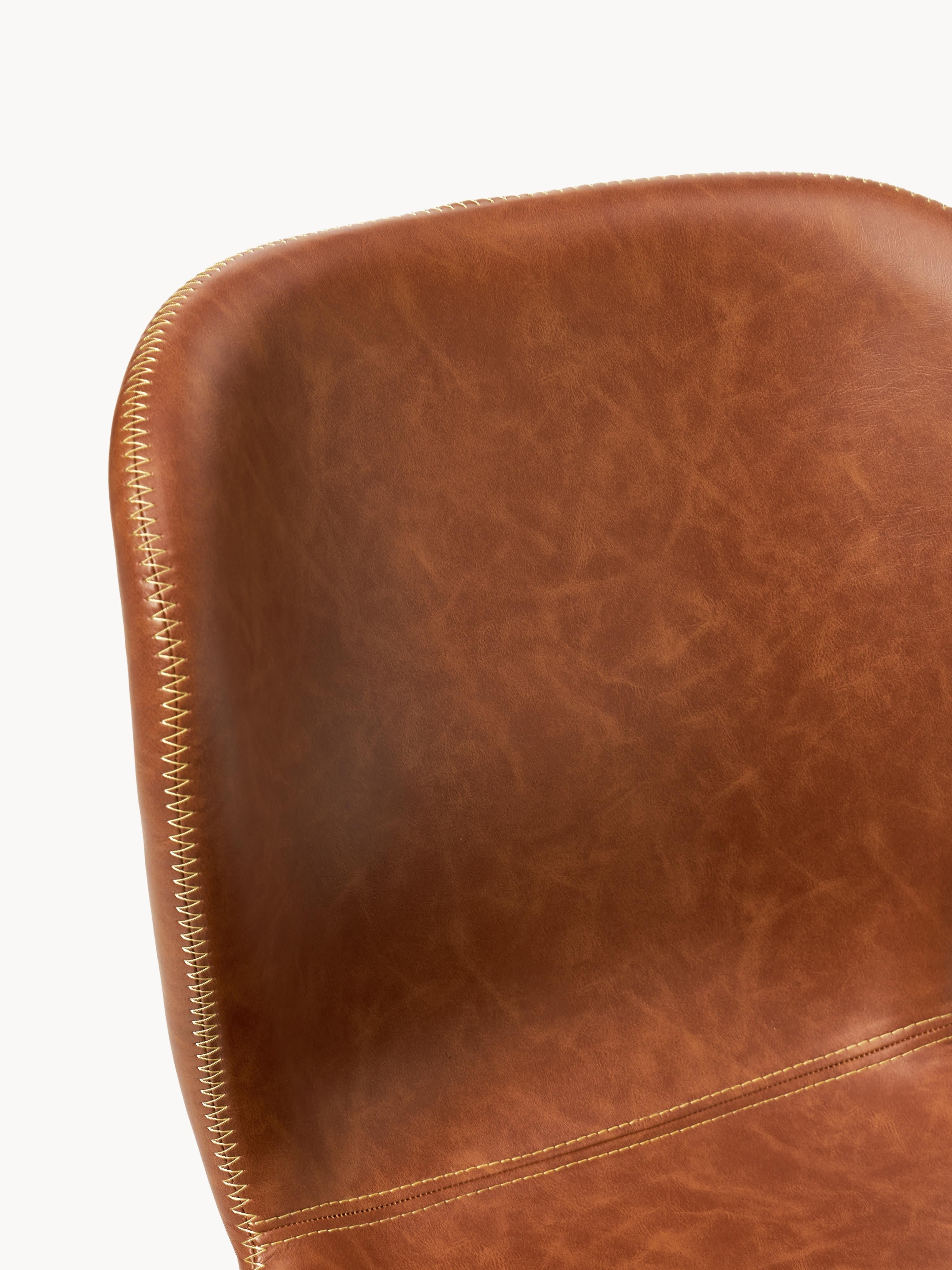 Kunstleren stoelen Batilda, 2 stuks