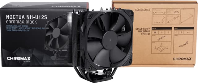 Noctua NH-U12S CPU-køler (chromax.sort)