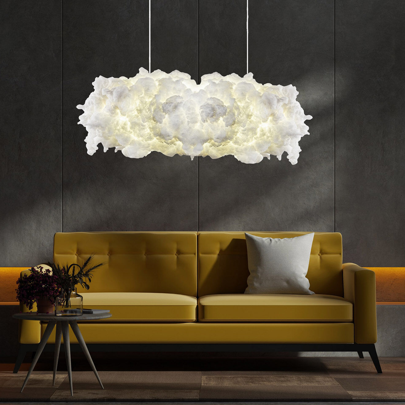 Opviq Suspension Serene blanche - 90x80 cm