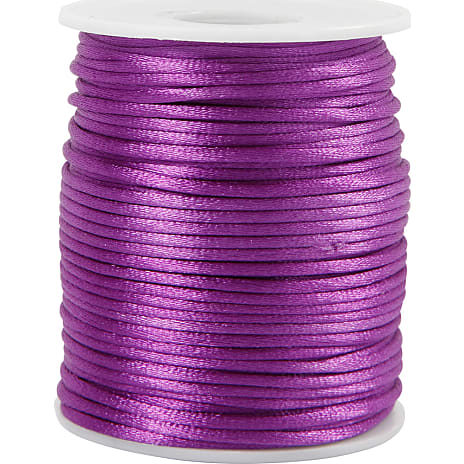 Creotime satinsnor 50 meter - lilla