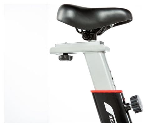 Moma Bikes Vélo d'appartement INDOOR-24 avec Volant d'inertie de 24kg  Ecran LCD  4 capteurs cardiaques intégrés au guidon  selle ergonomique