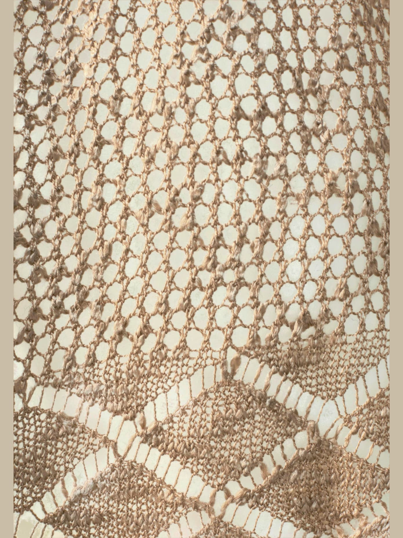 Veste en tricot cardigan motif ajouré