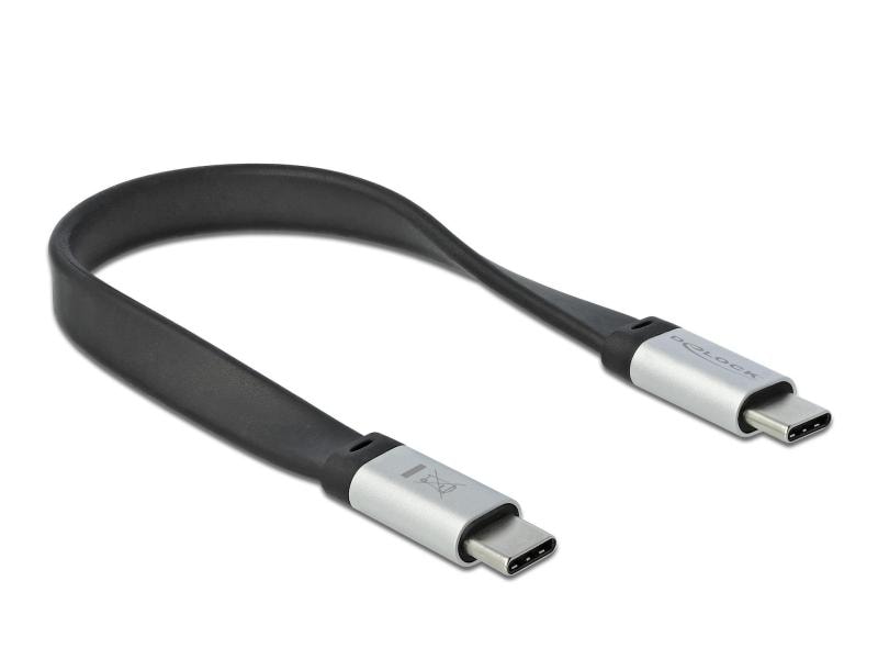 Delock USB 3.1-Kabel  USB C - USB C 0.22 m Daten- und Ladekabel