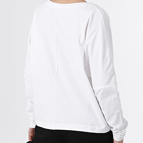 Tee Shirt Manches Longues Femme 4153 Blanc