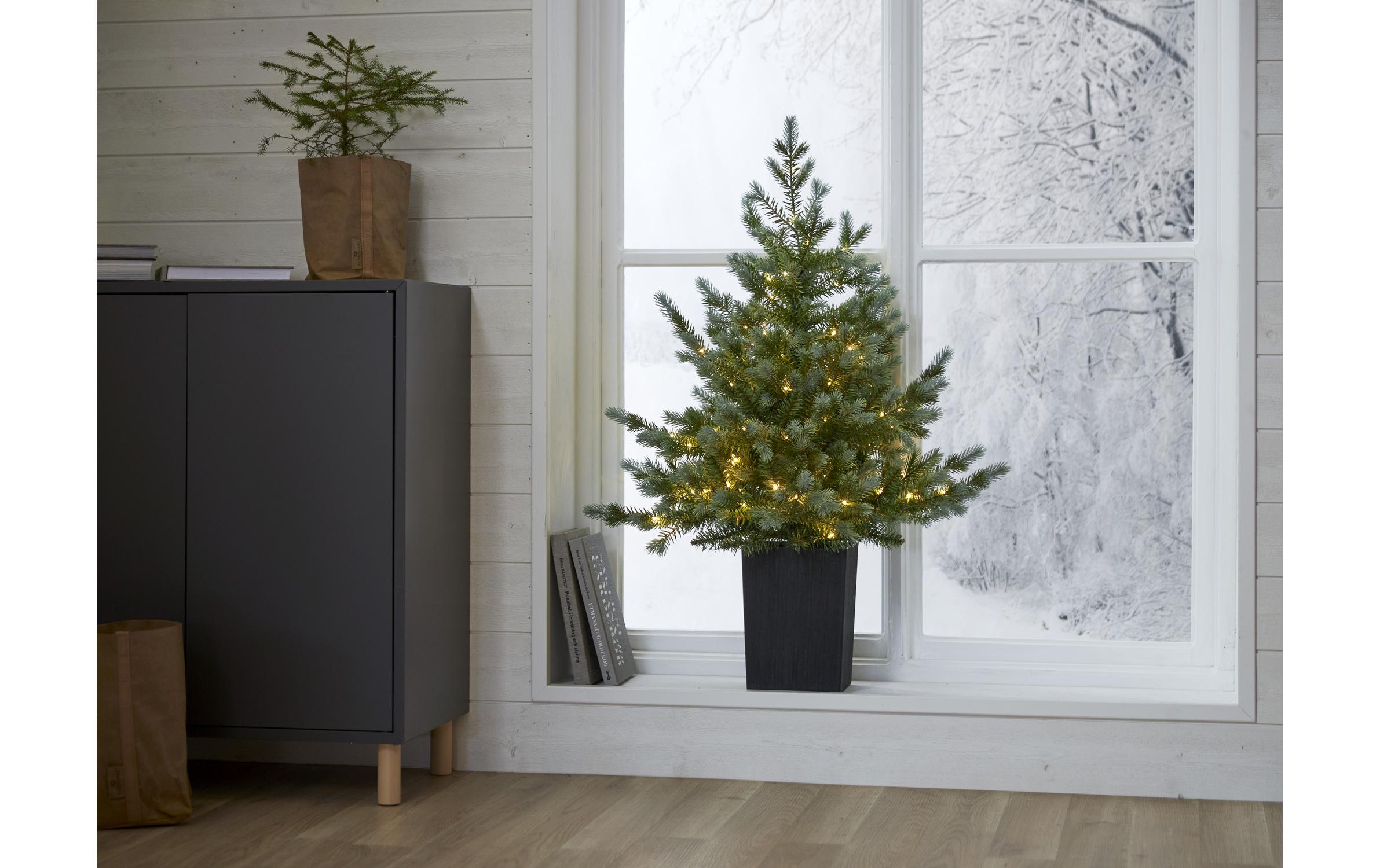 Weihnachtsbaum LED Greyland M, 80 LEDs, 95 cm, Grün<br>LED Baum