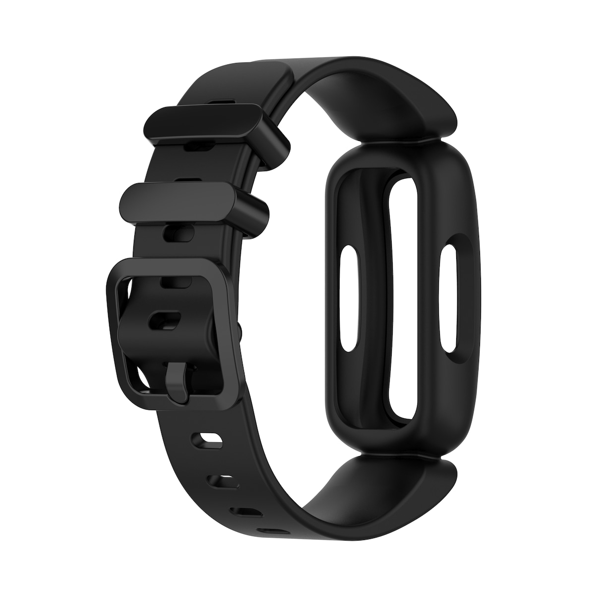 Silikonklokkerem for Fitbit Inspire 2, Fitbit Ace 3 Sort
