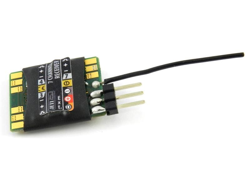 Jeti Empfänger Duplex R7 nano 2.4 GHz EX Telemetrie-fähiger 7 Kanal Empfänger kompatibel mit Duplex 2.4 GHz EX und EX-Bus Protokoll