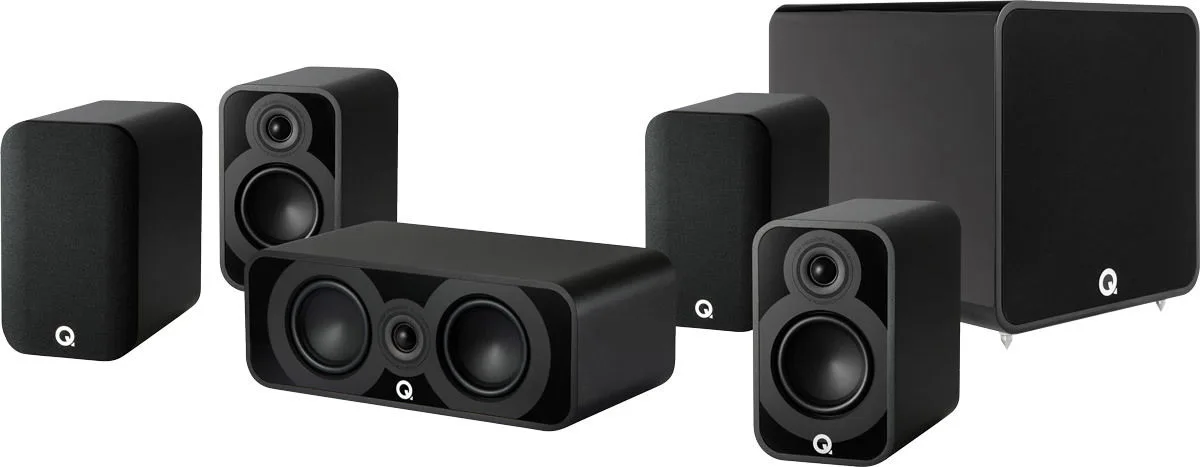 Q Acoustics 5010 Cinema Pack 5.1 Noir Mat Packs enceintes compactes