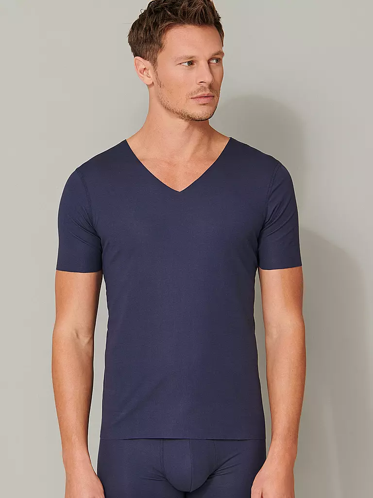 SCHIESSER T-Shirt blau