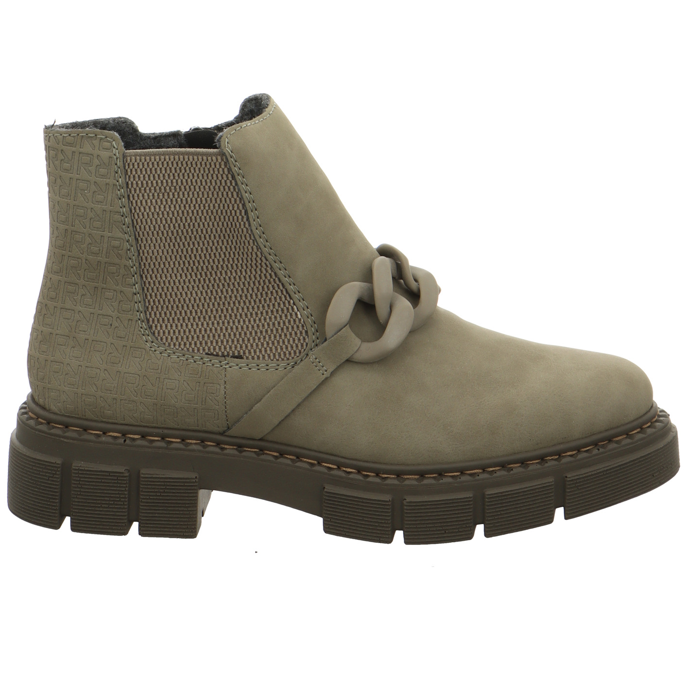 Stiefeletten gruen