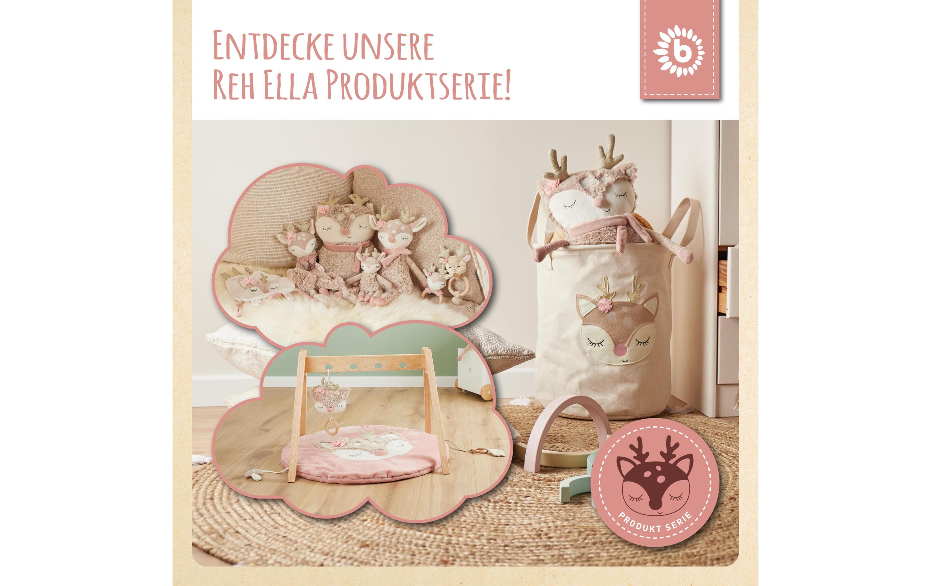 Aufbewahrungsbox Ella mit Deckel HirschSpielzeugbox mit Deckel