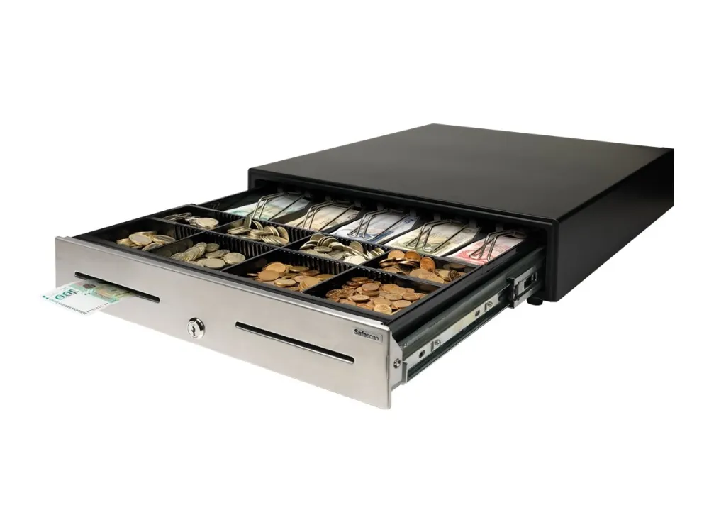 Safescan HD-4646S - Cash Drawer - sort, sølv
