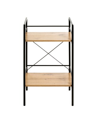 Beistelltisch 34 x 27 cm braun/schwarz