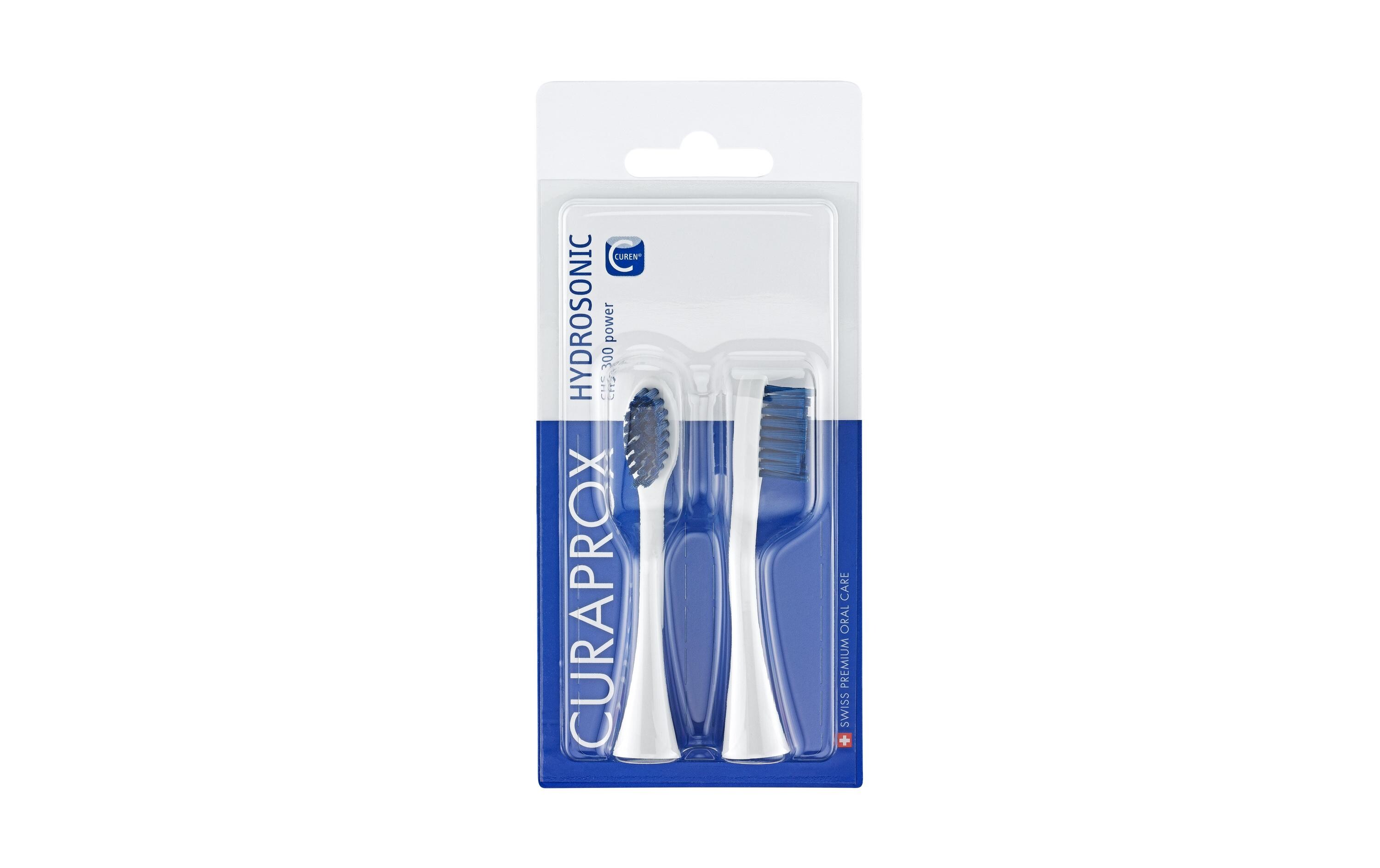 Zahnbürstenkopf CHS 300 Power Duo, 2 StückErsatzbürsten für Curaprox Schallzahnbürsten