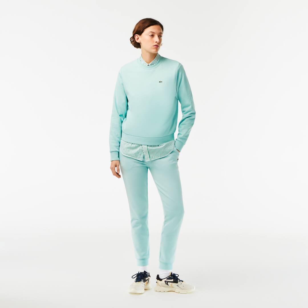 Sweatshirt Jogger femme Lacoste en molleton Sweatshirts - Vert - Lacoste - Femme