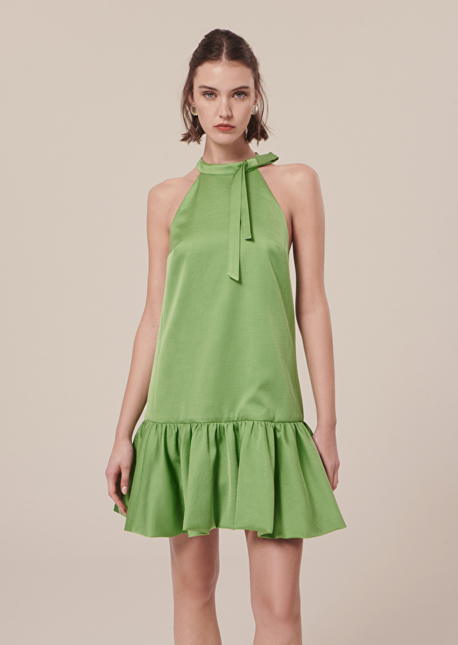 Robe Rivieraverte satinée
