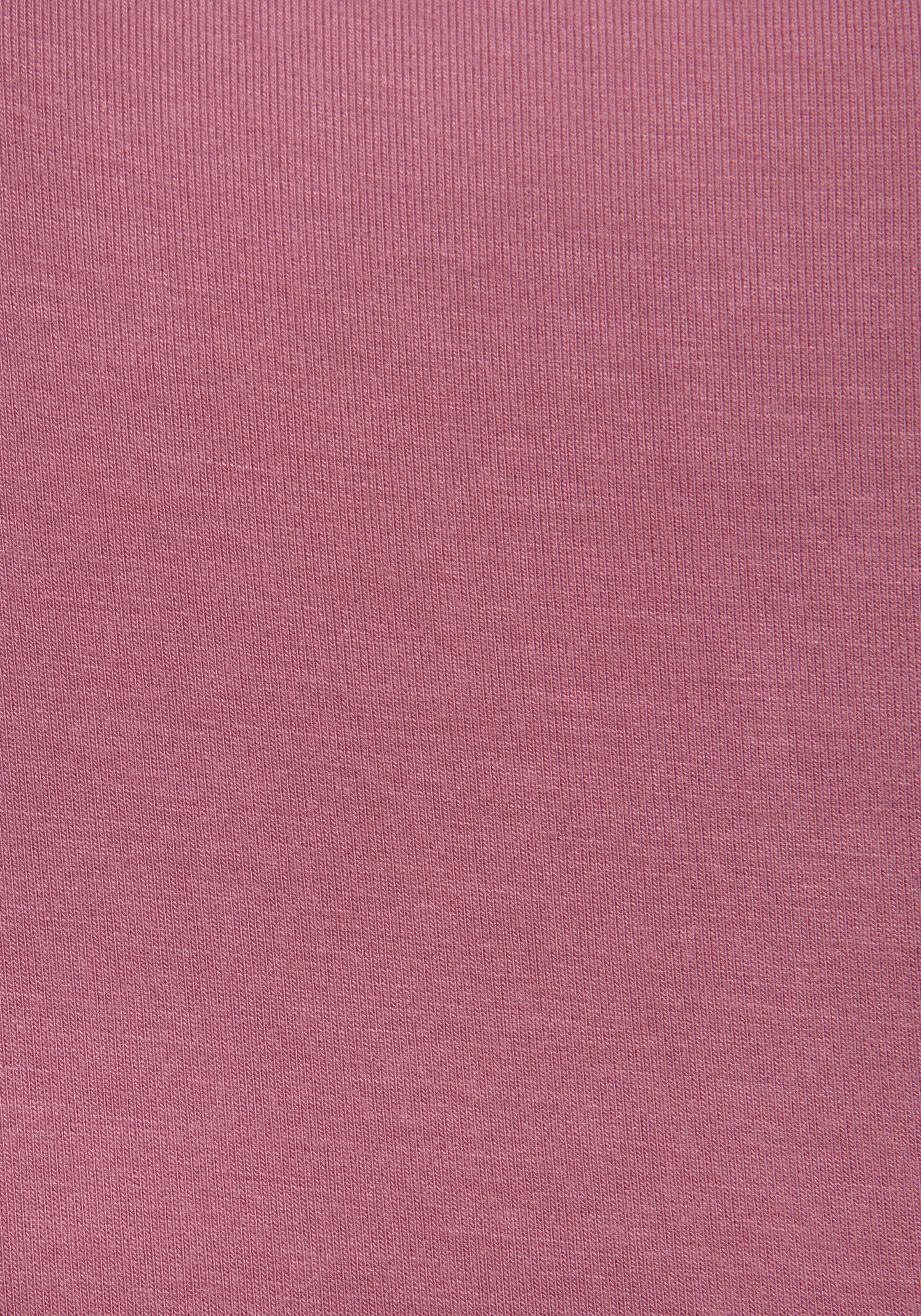 LASCANA Longshirt »mit stark gerundetem Saum«, aus weichem Viskose-Stretch