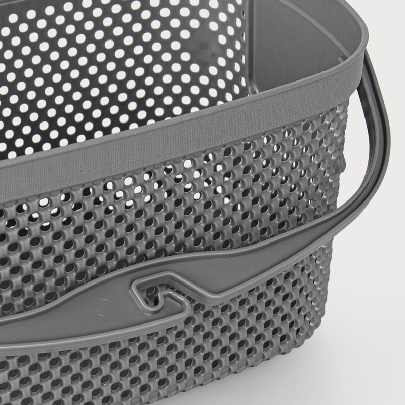 Panier pour pinces à linge 'Nickel' gris