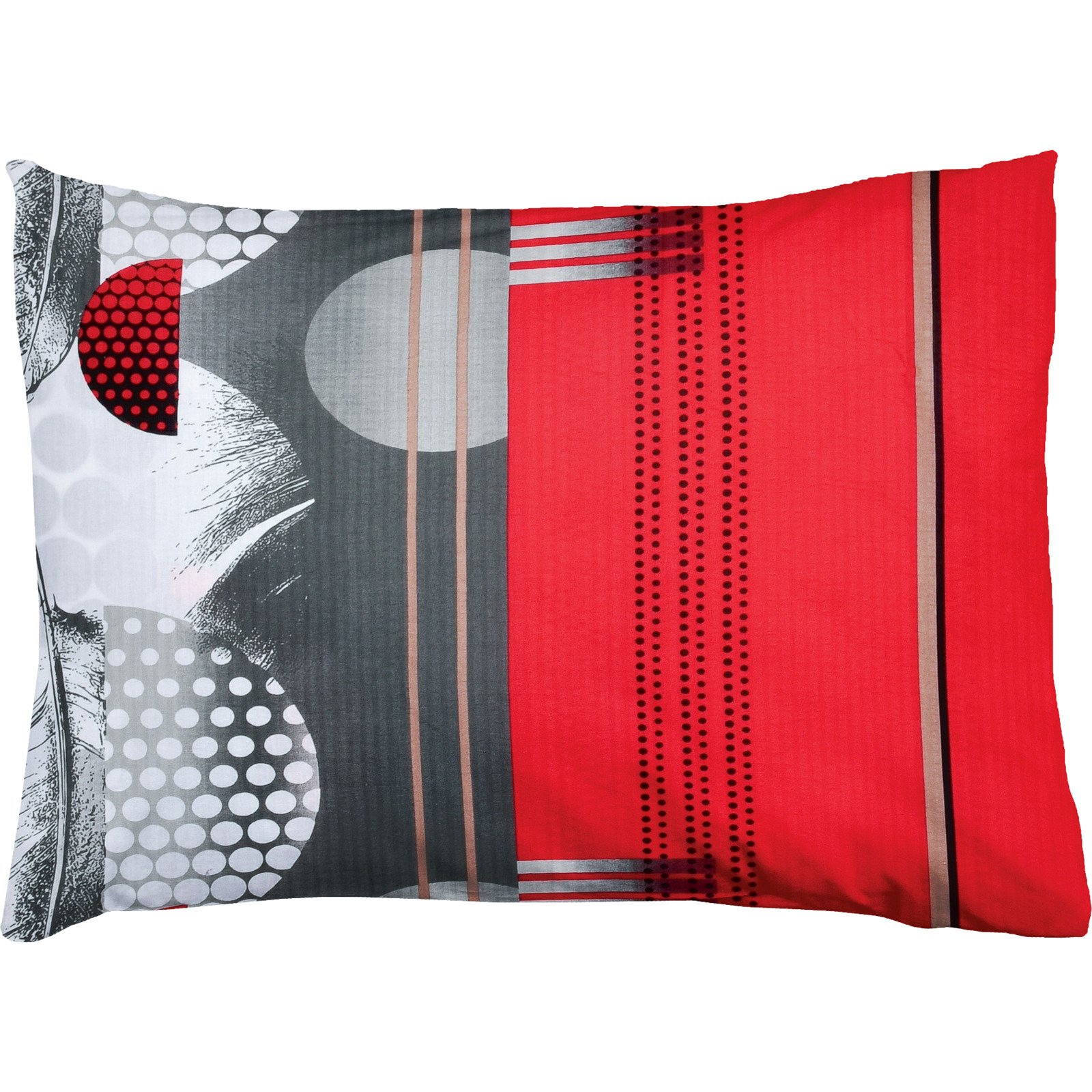 Bettwäsche Seersucker Retro rot