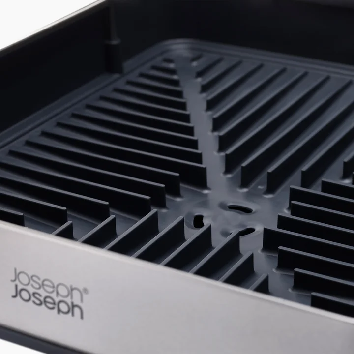 Joseph Joseph - Excel Steel 2-stufiges Edelstahl-Abtropfgestell, grau