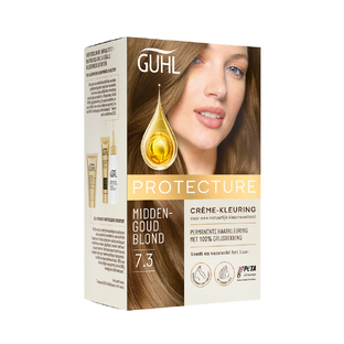 Guhl Protecture Crème-Kleuring 7.3 Middengoudblond 150ML