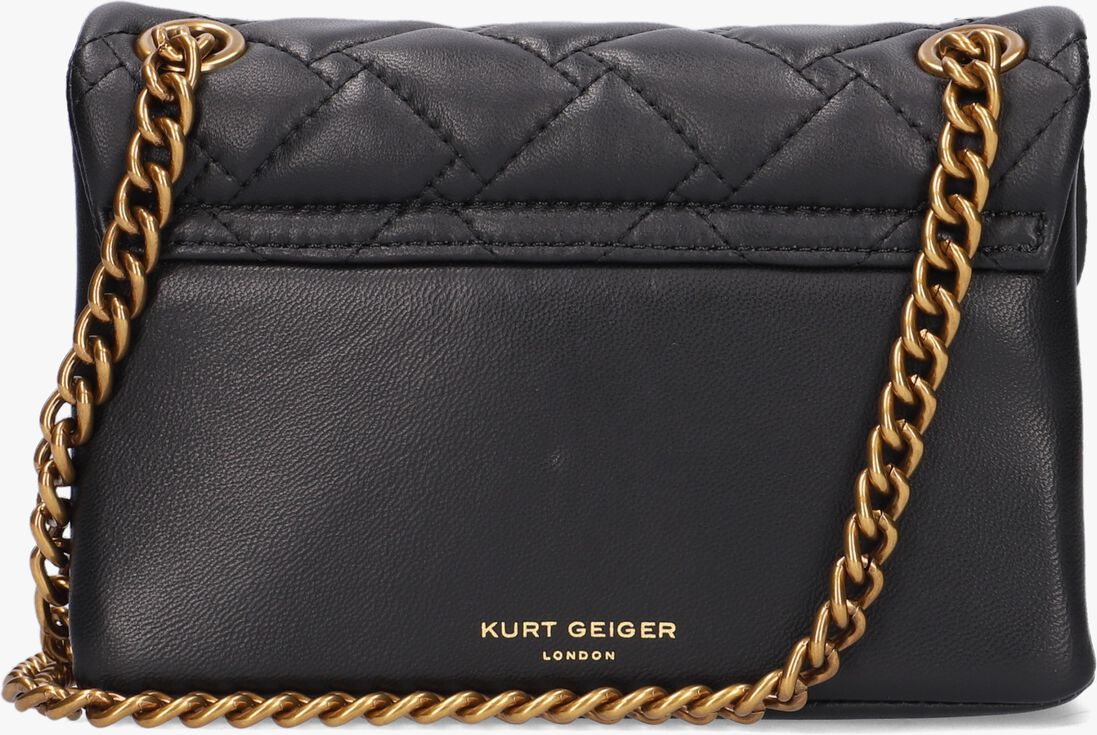 KURT GEIGER LONDON zwarte kurt geiger london schoudertas mini kensington x bag