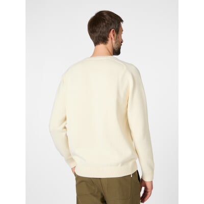 Herrenpullover Baumwolle, Offwhite