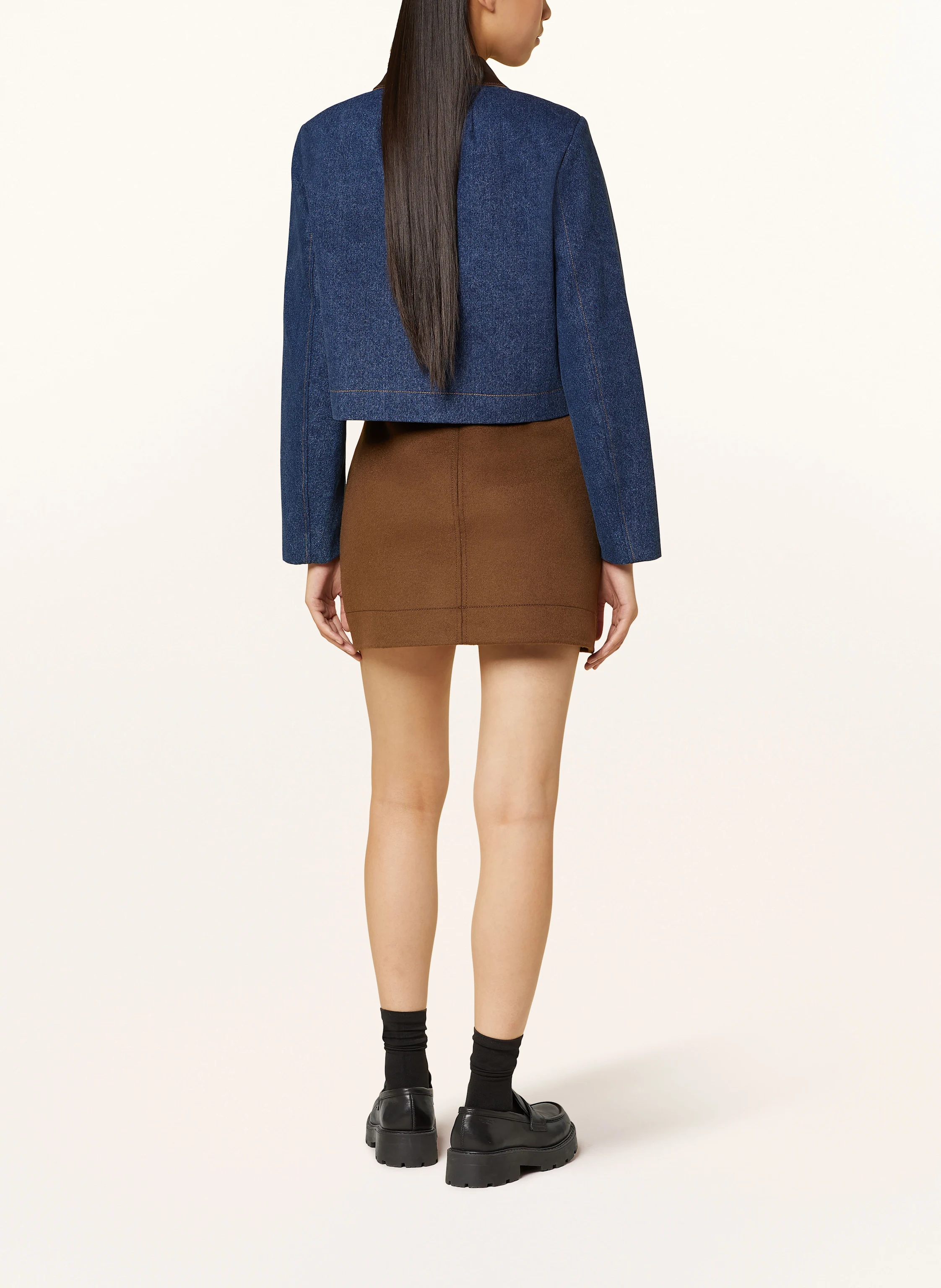 SANDRO Cropped-Jeansblazer