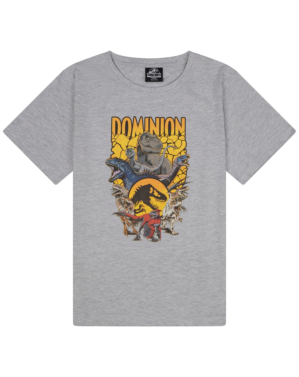 T-Shirt JURASSIC WORLD DOMINION in grey