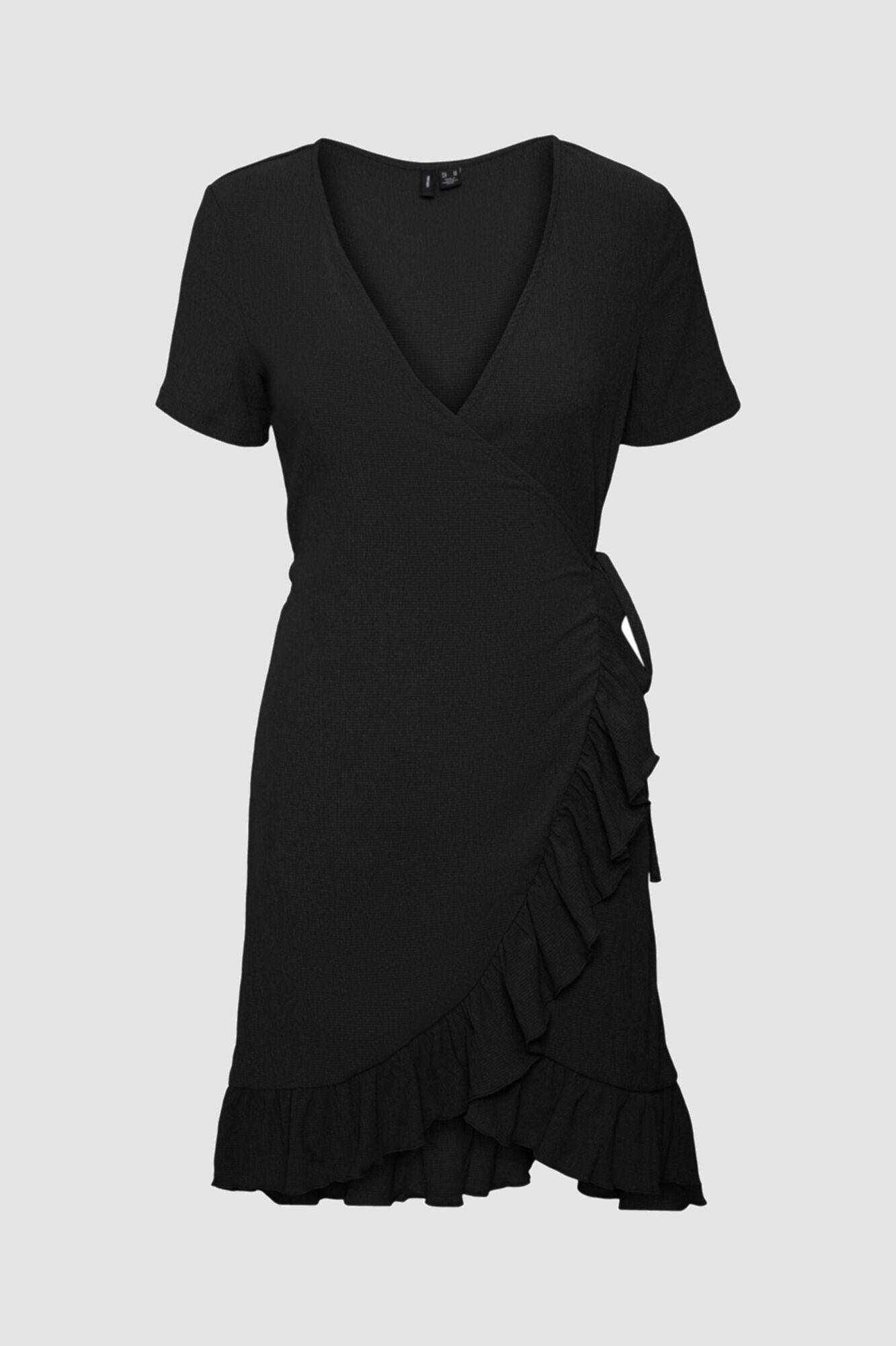 Vestido envelope plus size - Preto