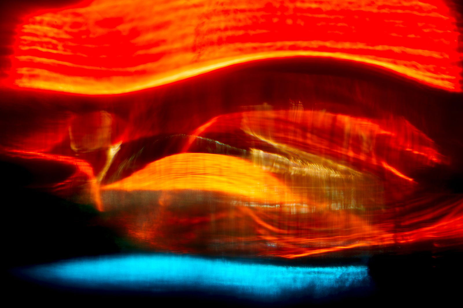 Floating Red by Beatrice Hug - Limited Edition. Edition of: 100. Signed.