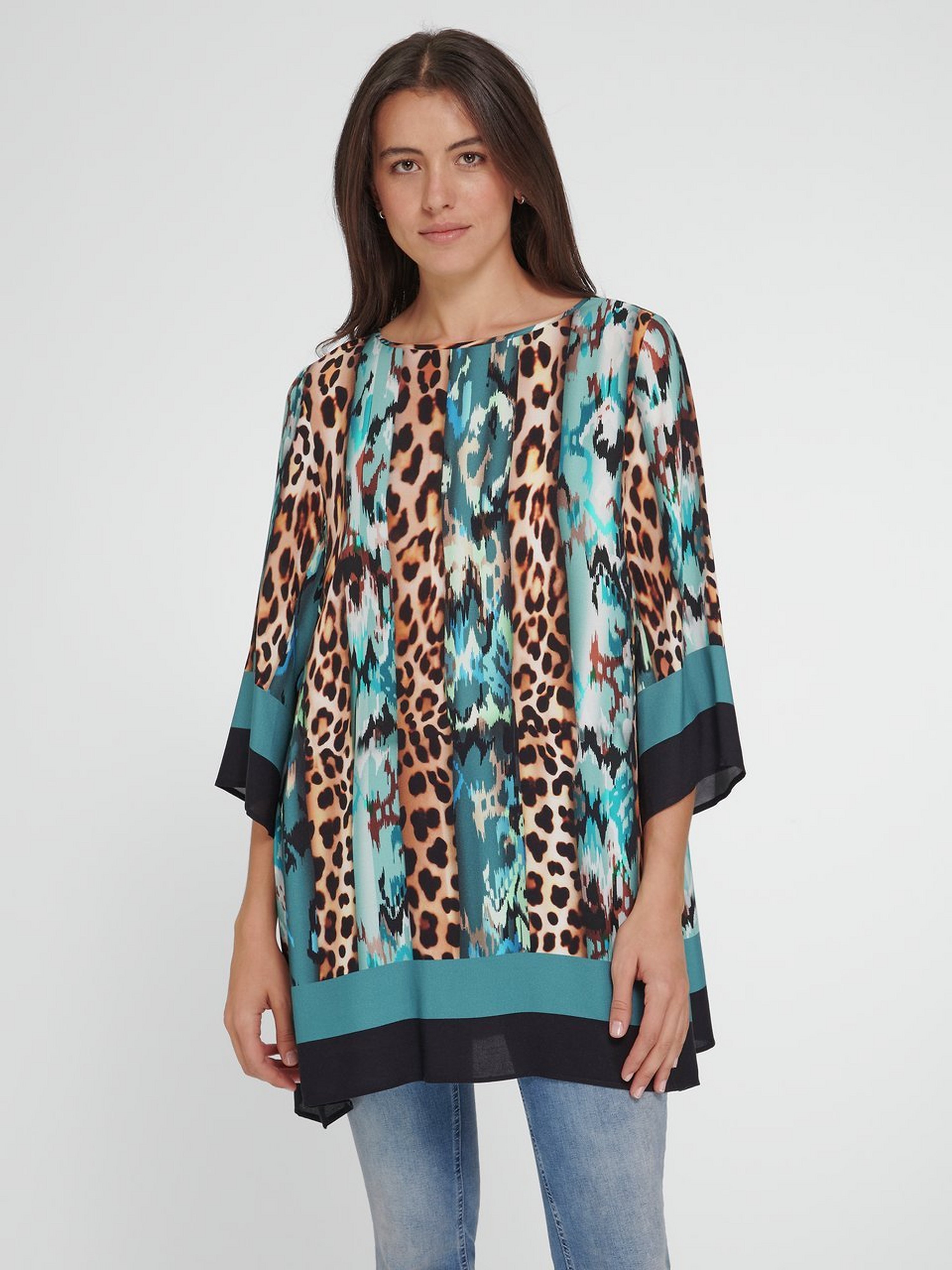 Bluse mit 3/4-Arm