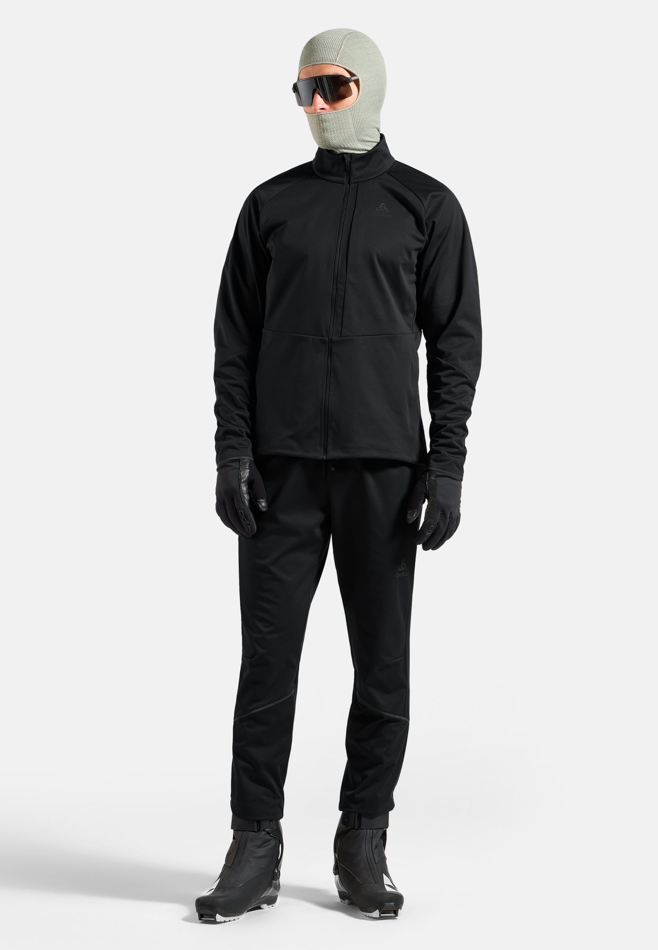 Winddichte Zeroweight Elite Langlaufjacke in black