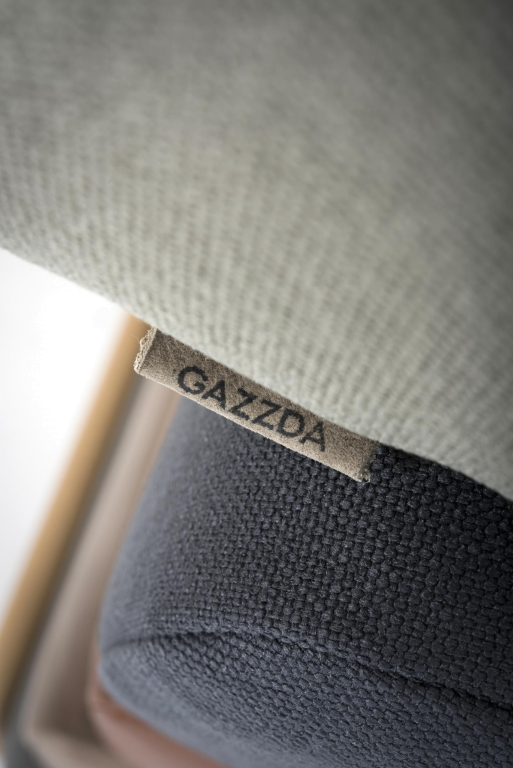 Gazzda Fawn hocker natural Dakar Leather Stone