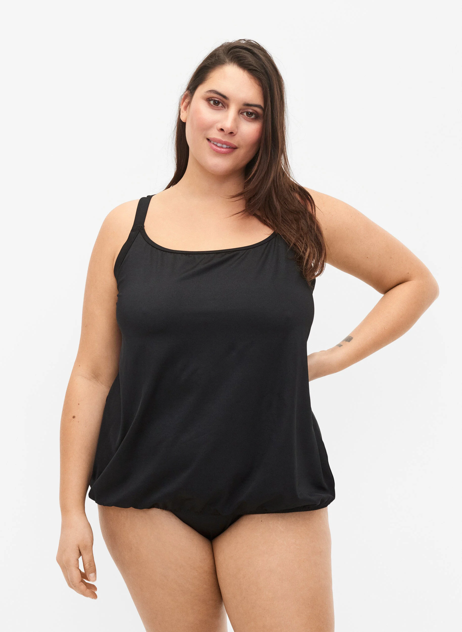 Tankini med løs pasform