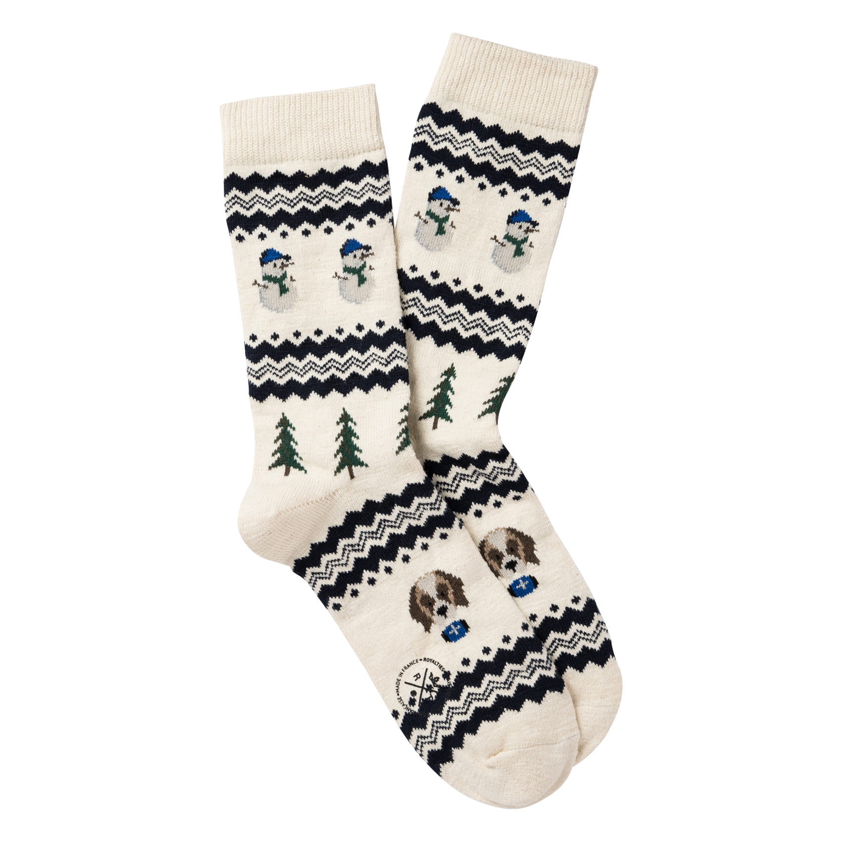 WINTER - Chaussettes en coton mélangé | Noir