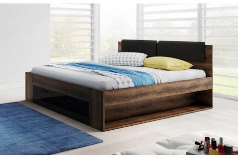 Houten Bed Genua - Walnoot - Kajuitbed