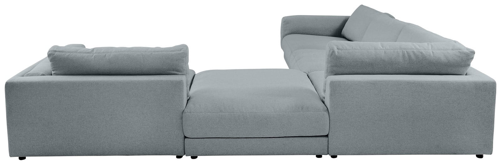 Ole Gunderson Ecksofa-Kombi LASSE VII 345 x 345 cm grau