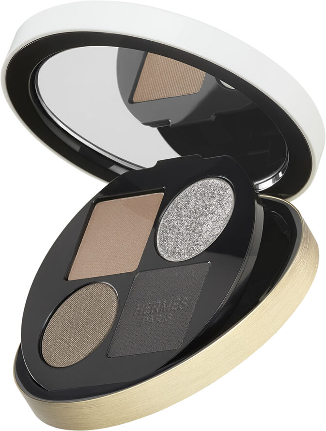 HERMÈS Ombres d'Hermès, powder quartet for the eyes refill, Ombres Fumées