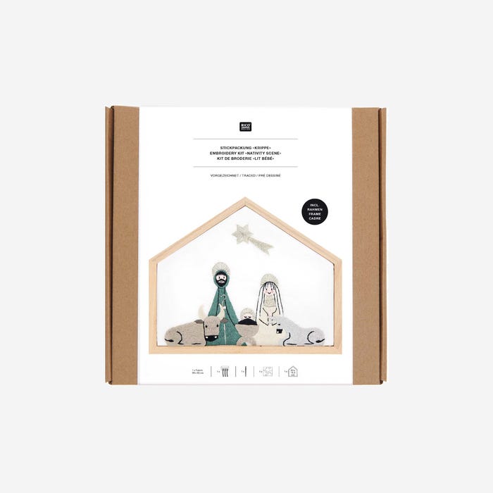 Rico Design-Borduurpakket kerststal