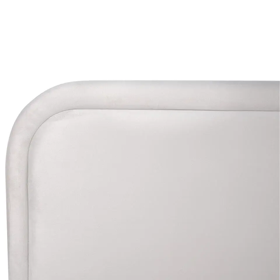 SUZETTE - Tweepersoonsbed - Lichtgrijs - 140 x 200 cm - Polyester