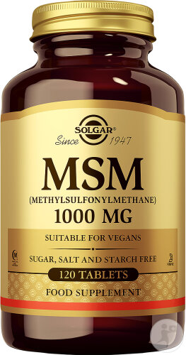 Solgar MSM 1000mg Comprimés 120