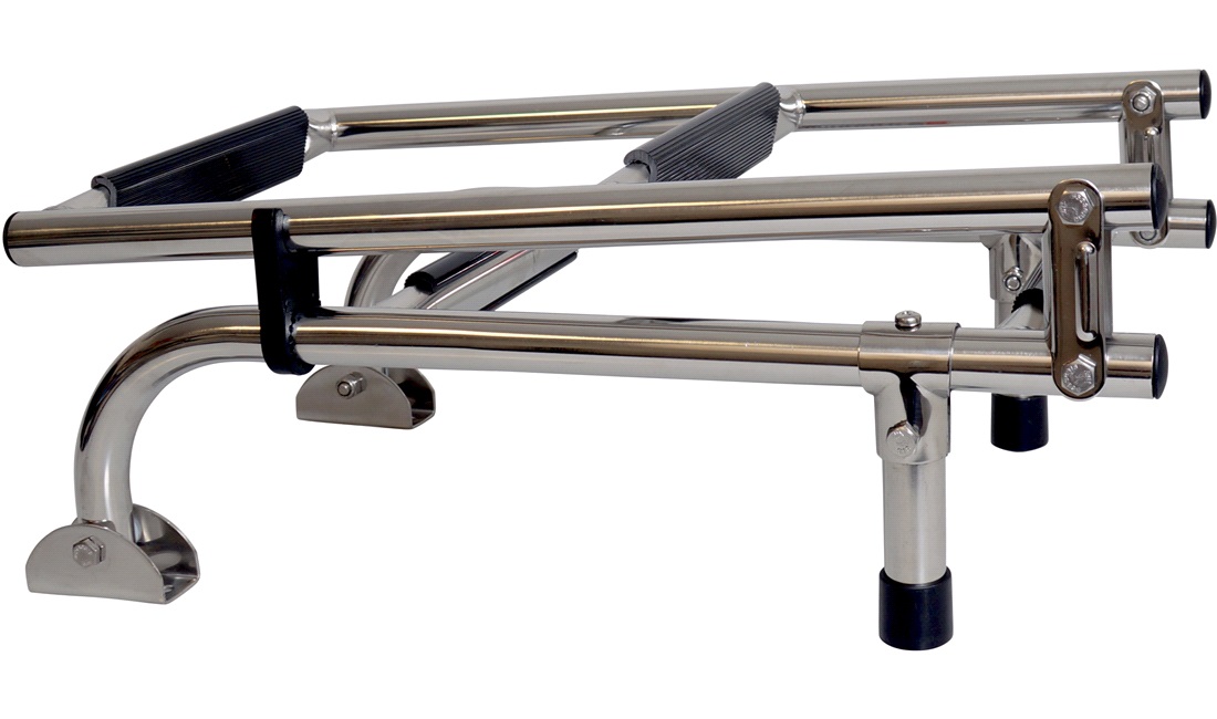 Badestige 4 trins foldbar 2+2 trin