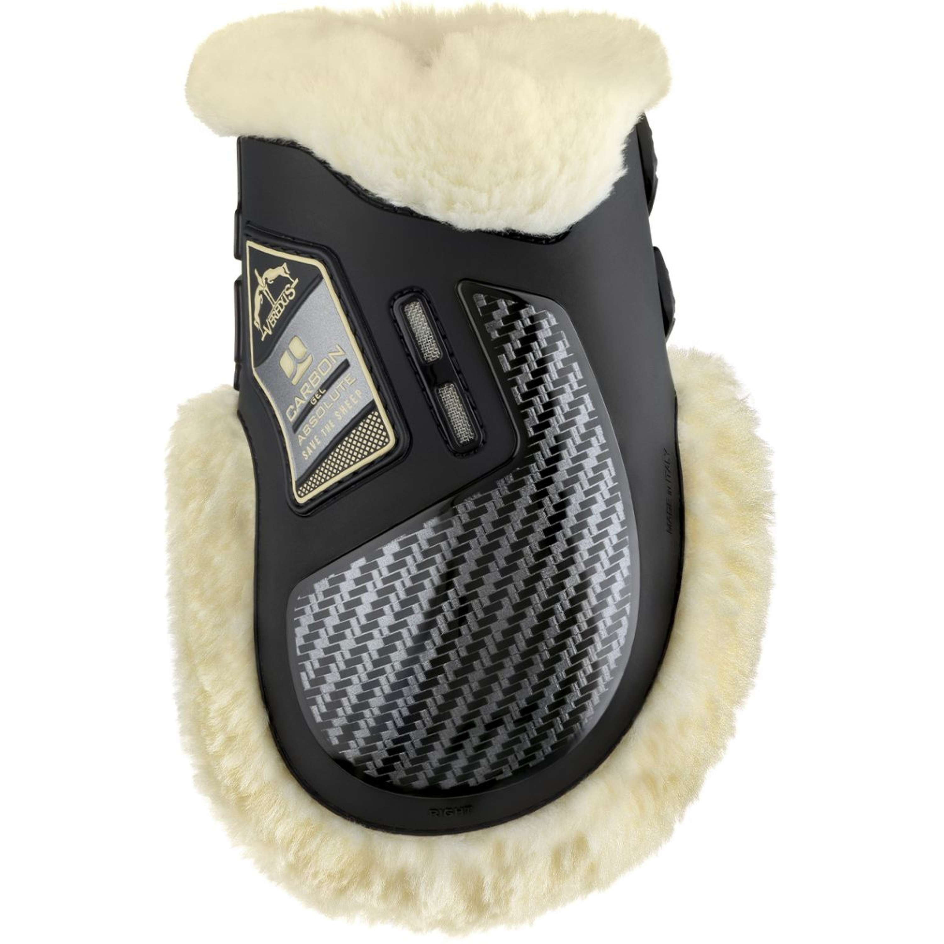 Veredus Strijklappen Carbon Gel Absolute Save the Sheep Rear Zwart
