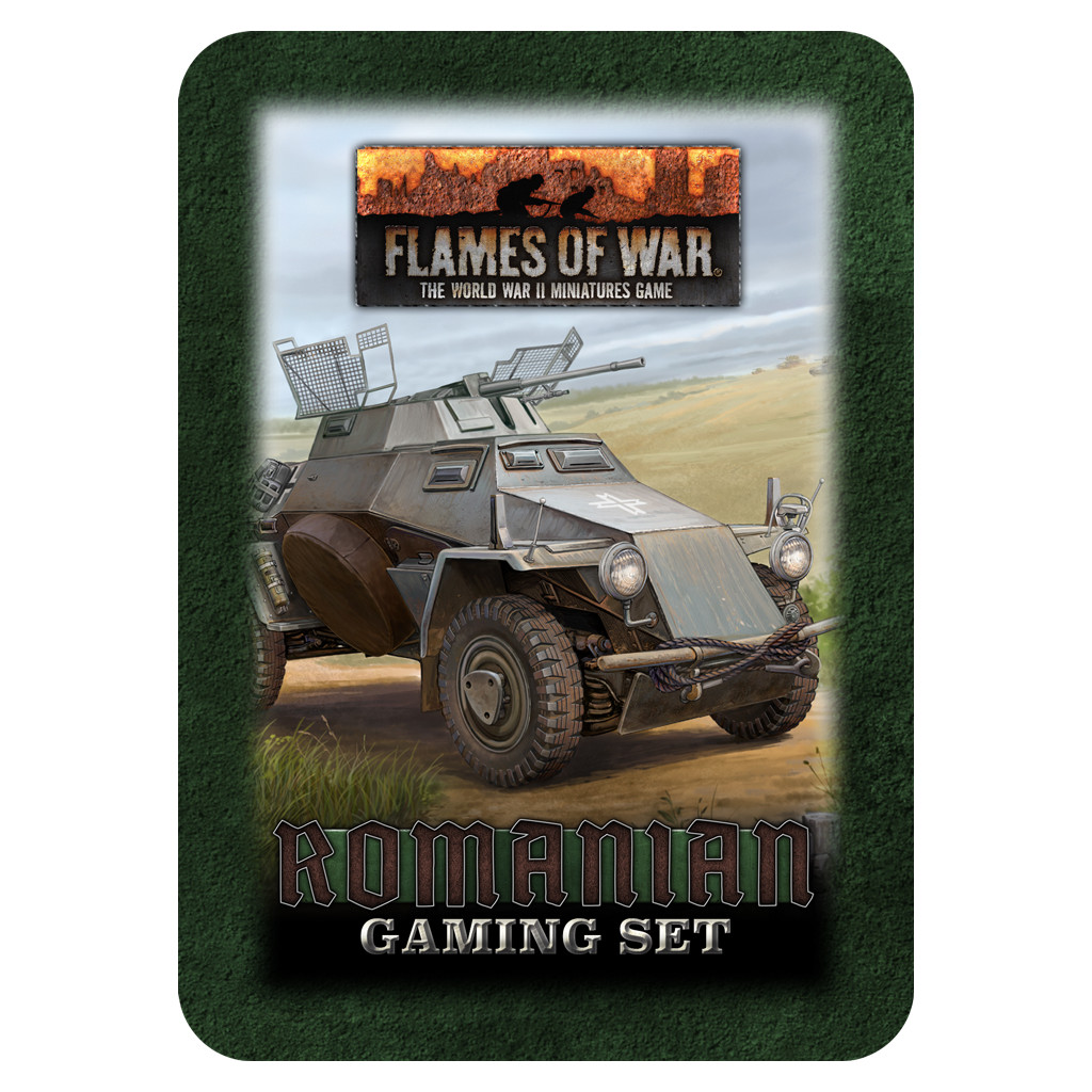 Flames of War - Romanian Gaming Tin Set