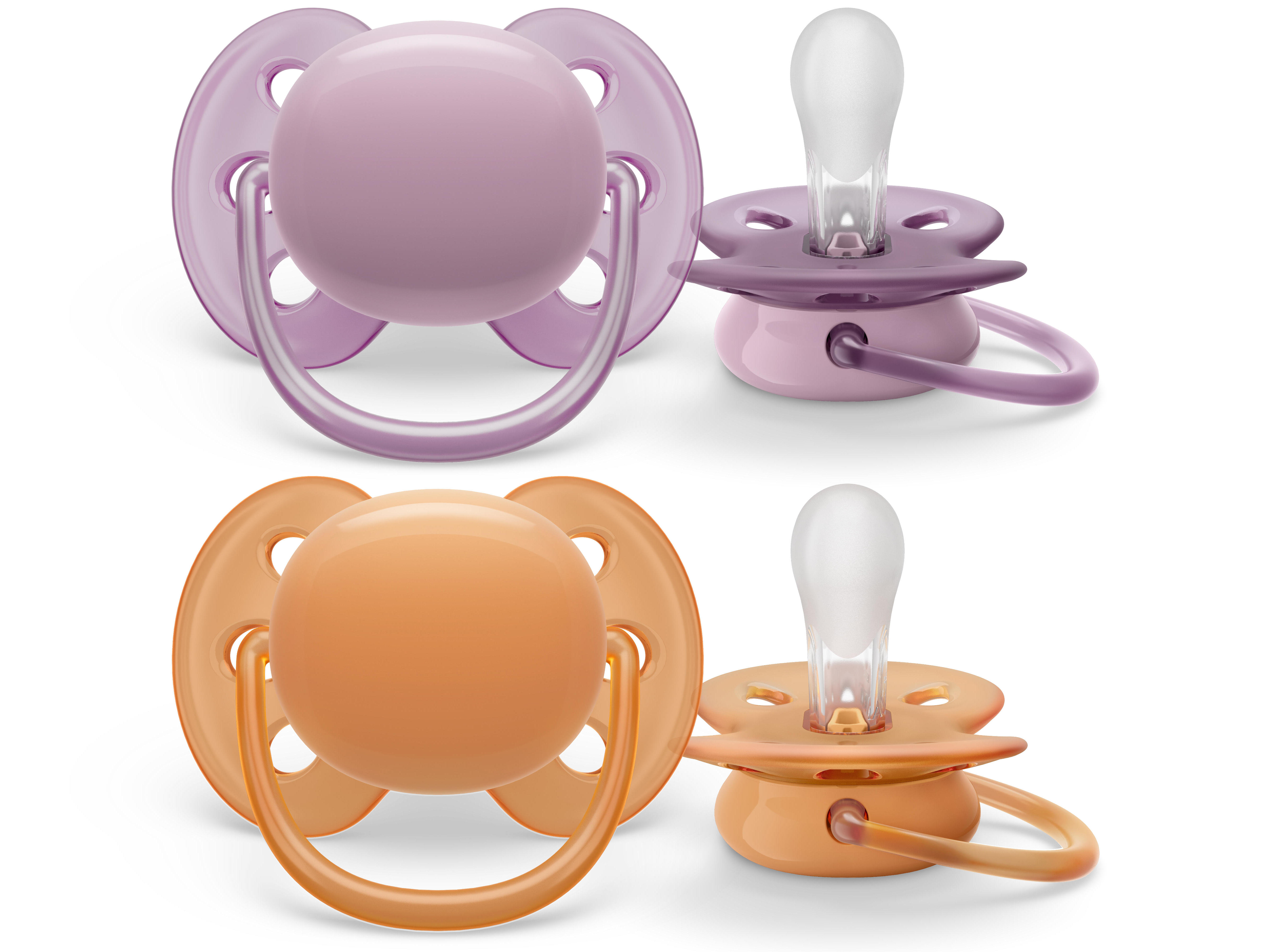 CHUPETA AVENT ULTRA SOFT RO/LAR 6-18M 2UN