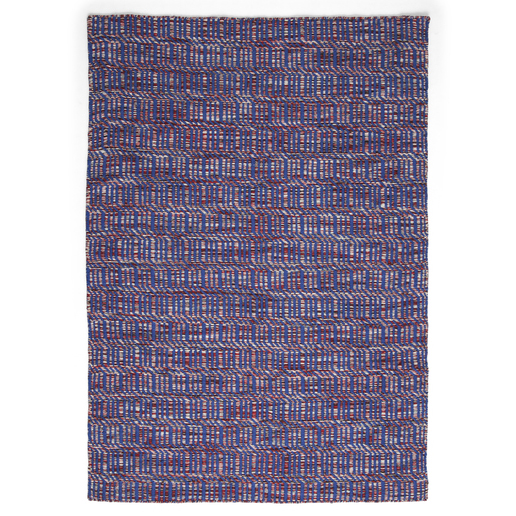 Vloerkleed Radio 170x240 rood/blauw