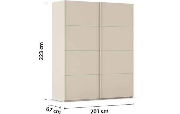 Kledingkast Finca Mat Glas