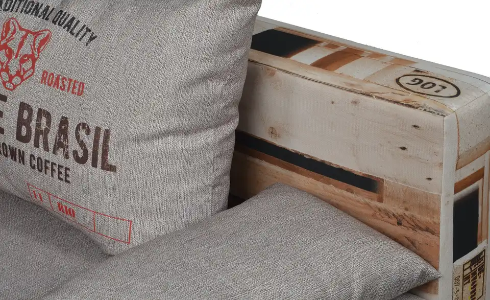 Schlafsofa Mural Cargounit Beige, Braun, Rot Grundfunktion